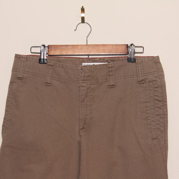 Vintage Tommy Hilfiger Y2K Khaki Cotton Jeans Size 8 33" inseam - Picture 3 of 9